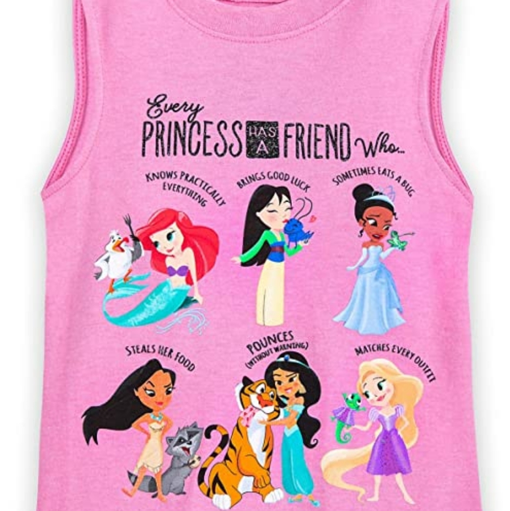 Disney princess tank top